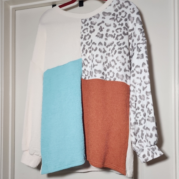 Multicolored Block Sweater - Picture 1 of 3